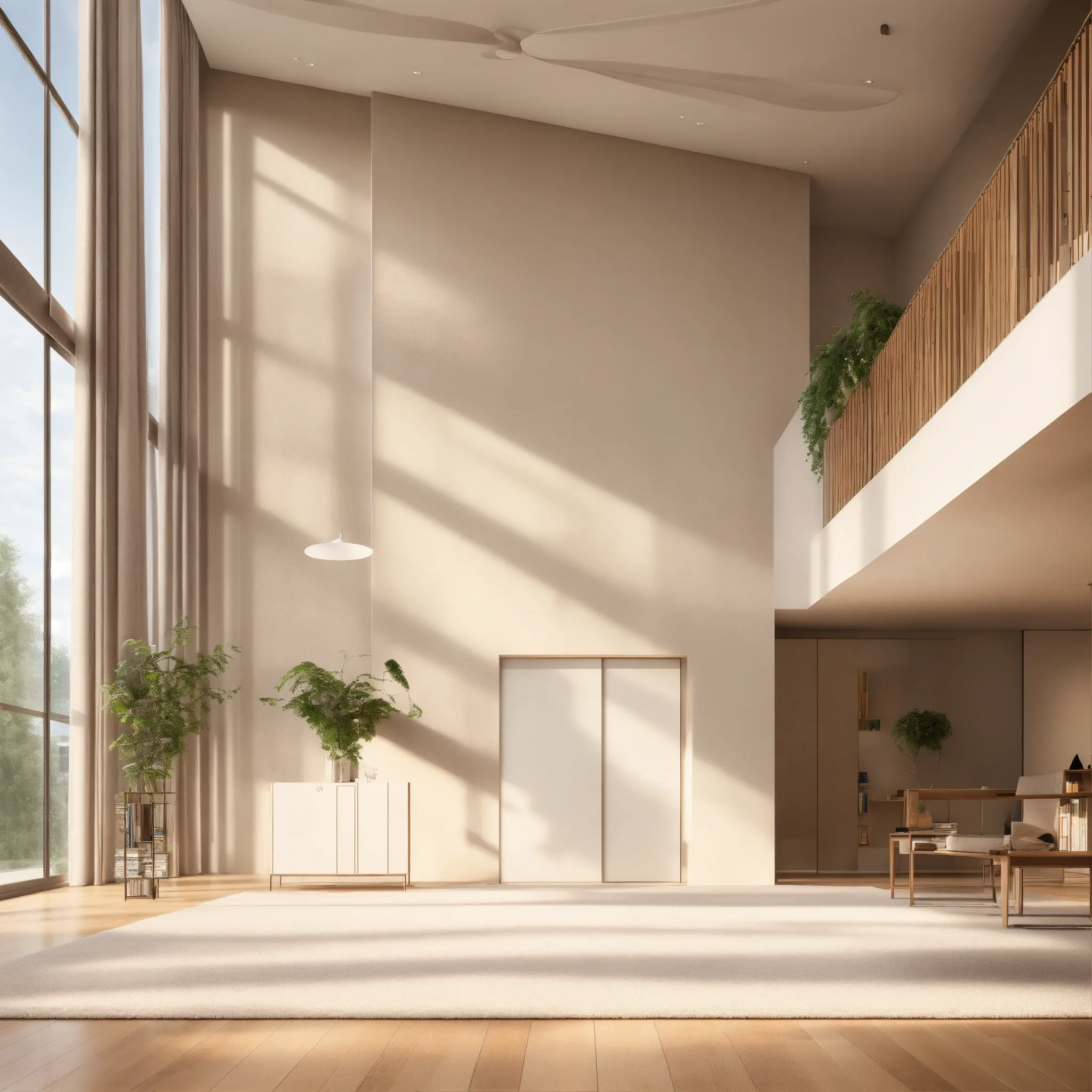 Scandinavisch minimalistisch interieur